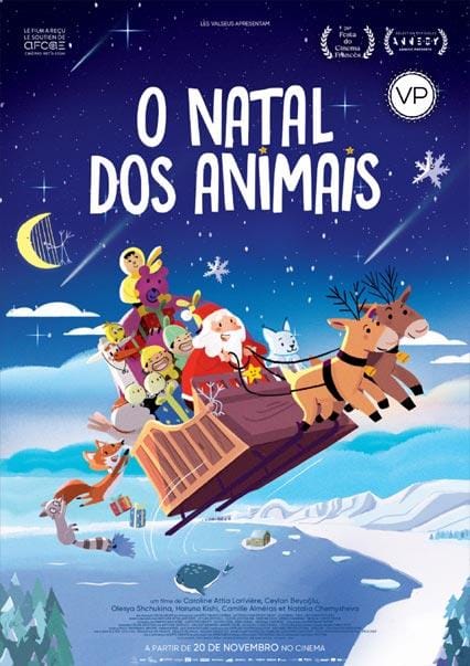 Estreia no cinema de «O Natal dos Animais» (VP)