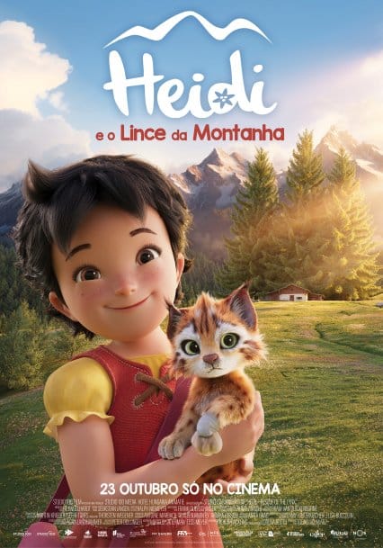 Estreia no cinema de «Heidi e o lince da montanha» (VP)