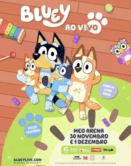 Bluey ao vivo