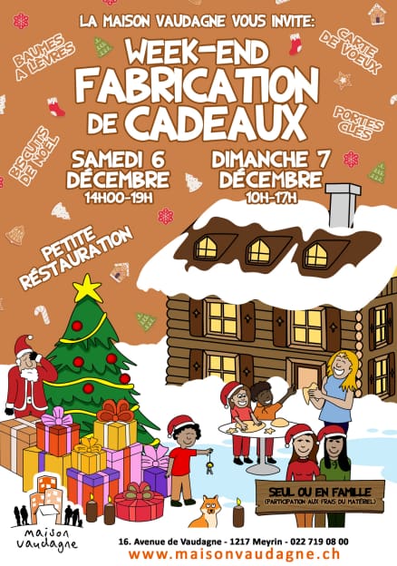 Week-end fabrication de cadeaux 2025