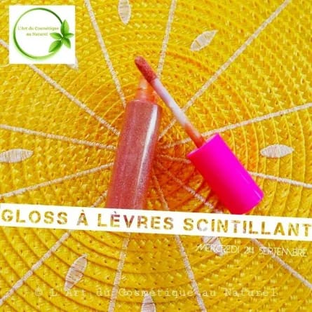 Atelier cosmétique pour enfant – Fabrication Gloss scintillant