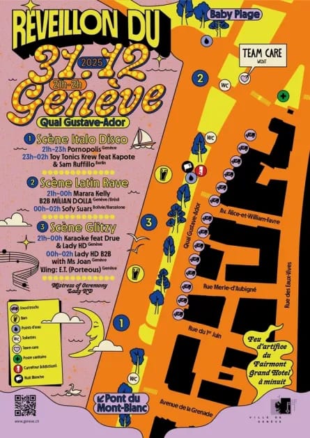 Réveillon 2025 au bord de l’eau