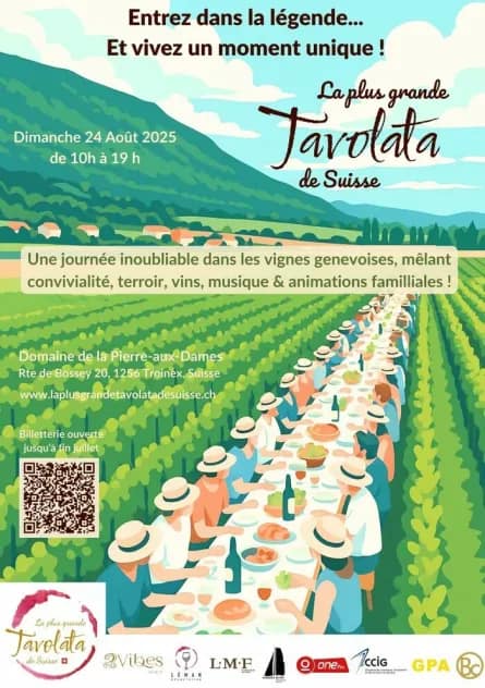 La plus grande Tavolata de Suisse