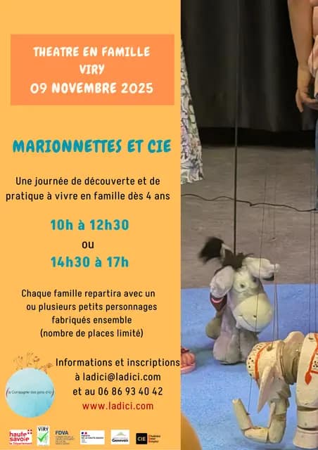 Théâtre en famille – Marionnettes et Cie