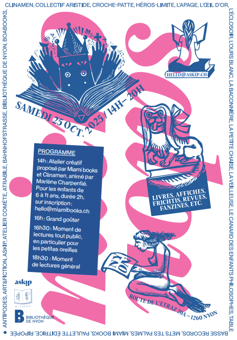 Le Microsalon – Livres, affiches, frichtis, revues, fanzines, etc.