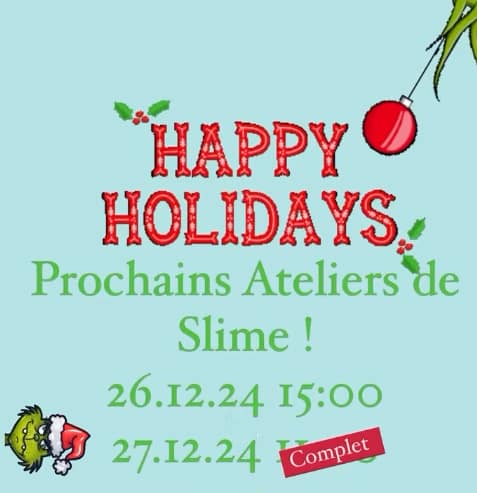 Happy Holidays – Atelier de slime