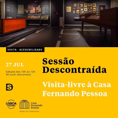 Visita-livre à Casa Fernando Pessoa – Sessão descontraída (português e inglês)