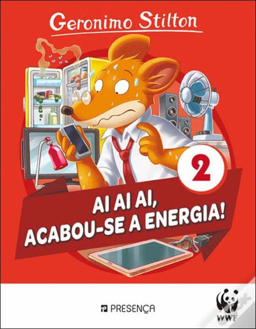 A ler é que a gente se entende: «Ai ai ai, acabou-se a energia!» – Geronimo Stilton