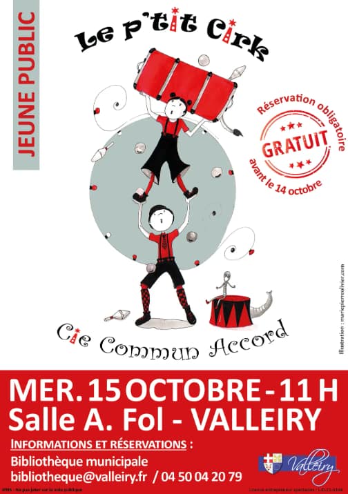 Spectacle jeune public «Le p’tit cirk»