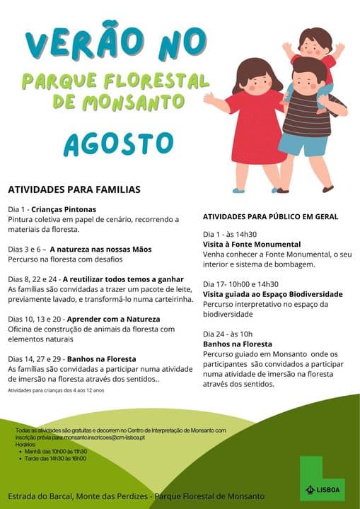 Verão no Parque Florestal de Monsanto
