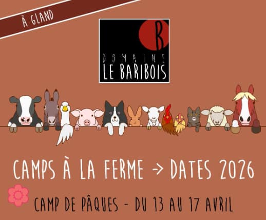 Domaine Le Baribois – Camp à la ferme de Pâques 2026