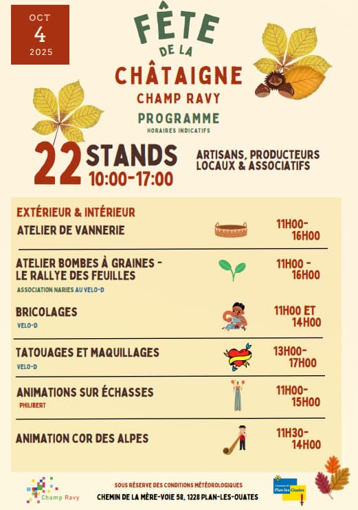 FĂȘte de la ChĂątaigne 2025