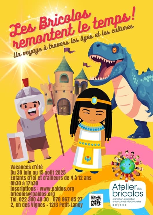 Atelier des Bricolos – Les Bricolos remontent le temps!