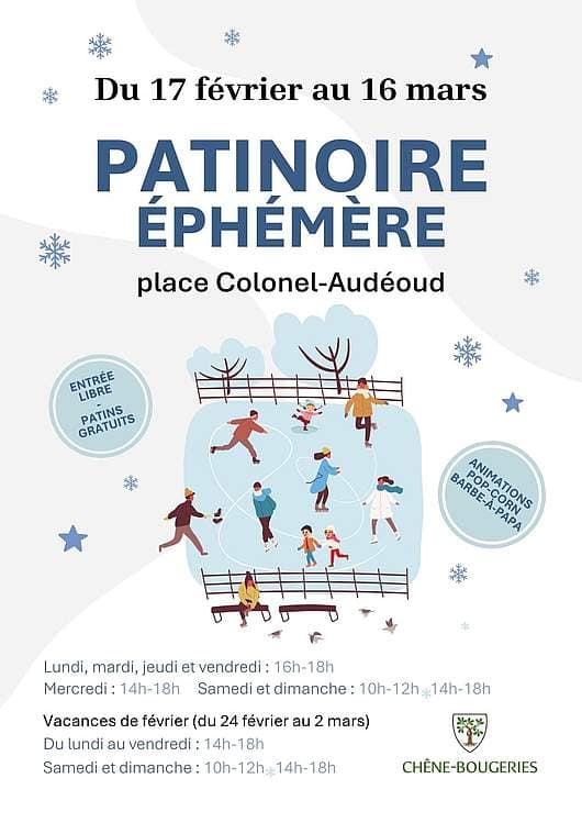 Patinoire éphémère 2025