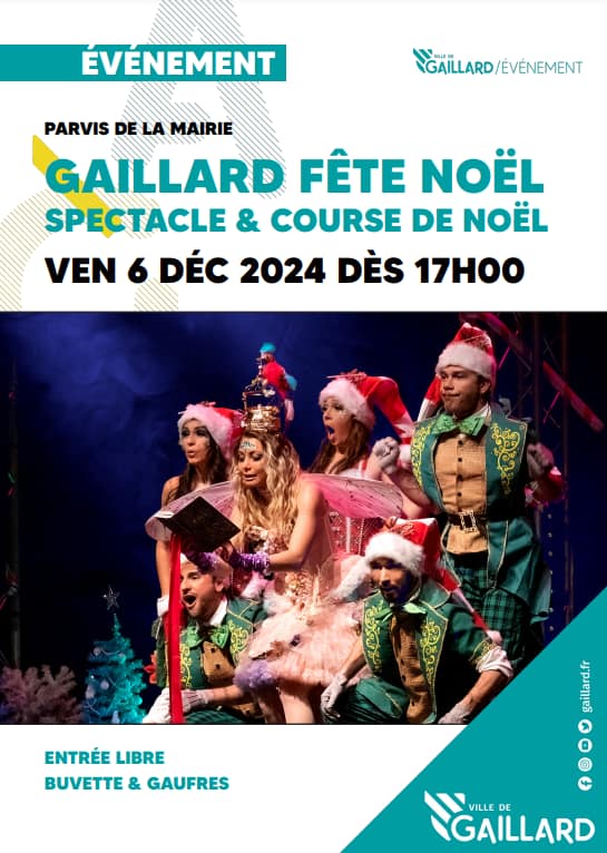 Gaillard fête Noël – Spectacle et course de Noël