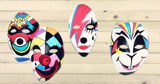 Papier Mache Masks workshop for Kids