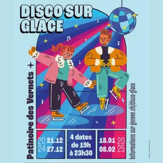 Patinoire des Vernets – Disco sur glace (dates 2024)