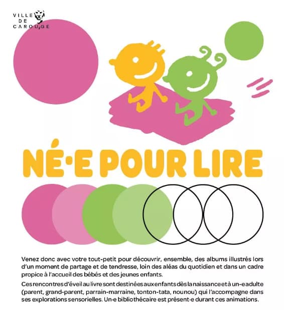 Né-e pour lire, à la bibliothèque de Carouge