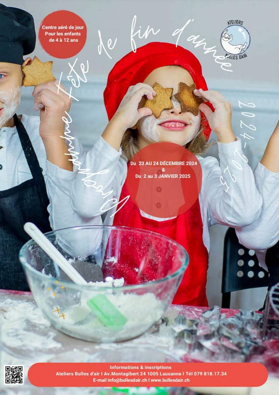 Ateliers Bulles d'Air – Ateliers de fête de Noël 2024 & 2025