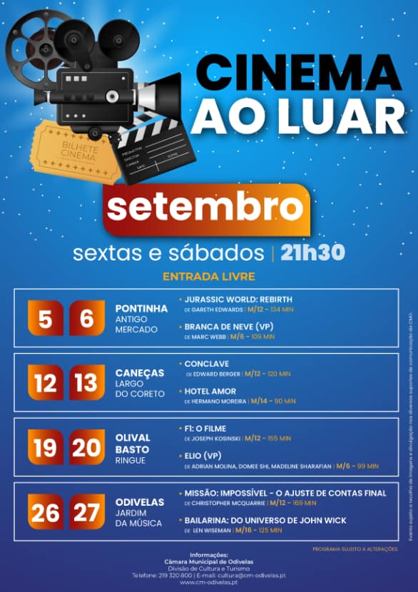 Cinema ao Luar 2025
