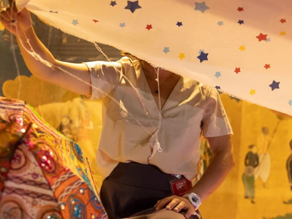 Tapete encantado: Ao luar… duas estrelas a namorar – Oficina para bebés