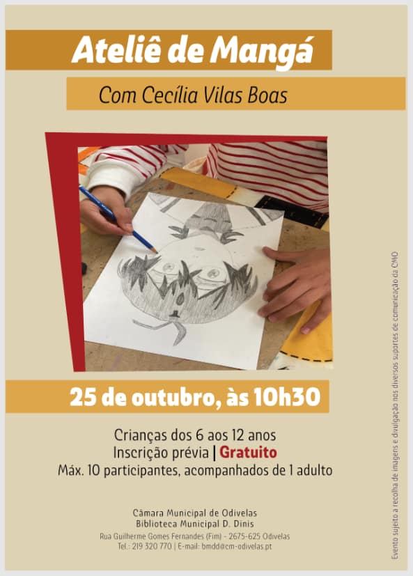 Ateliê de mangá, com Cecília Vilas Boas