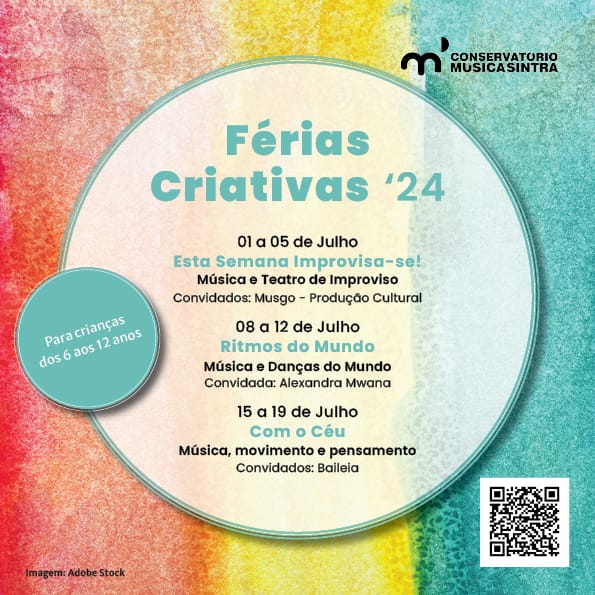 Conservatório de Música de Sintra – Férias Criativas '24