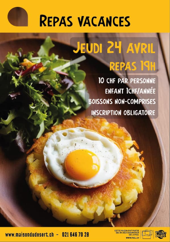 Repas vacances