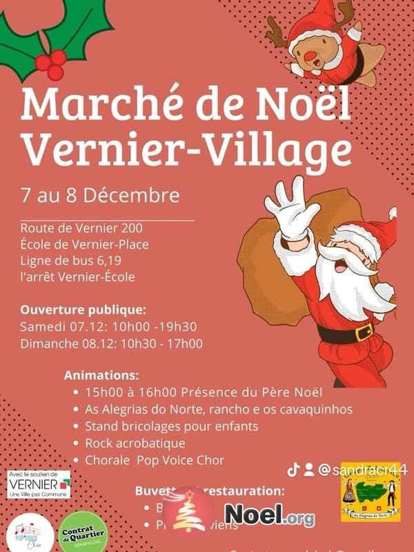 Marché de Noël de Vernier-Village