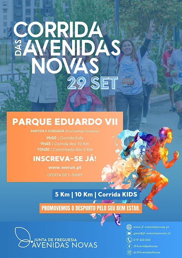 Corrida das Avenidas Novas 2024 – Especial Aniversário