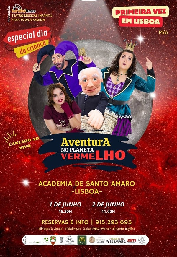 Aventura no Planeta Vermelho – Teatro Musical infantil: Especial Dia Mundial da Criança