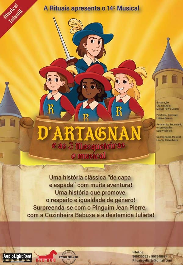 Dartagnan e as três mosqueteiras – O Musical