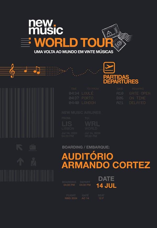 NewMusic World Tour – Uma volta ao Mundo em 20 Músicas