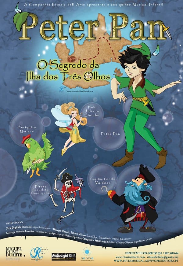 Peter Pan – O Segredo da Ilha dos TrĂŞs Olhos: Musical