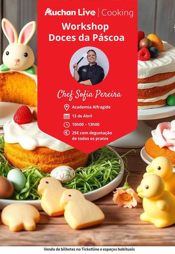 Workshop Doces da Páscoa – Chef Sofia Pereira