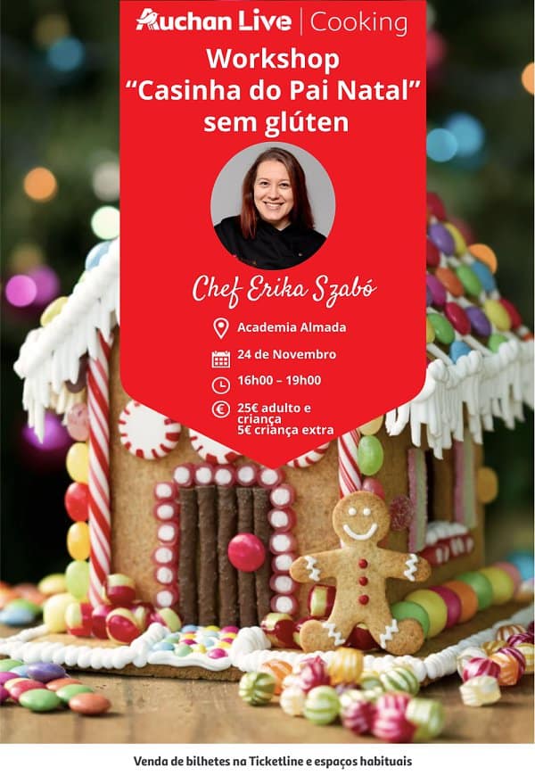 Workshop «casinha do pai natal» sem glĂșten