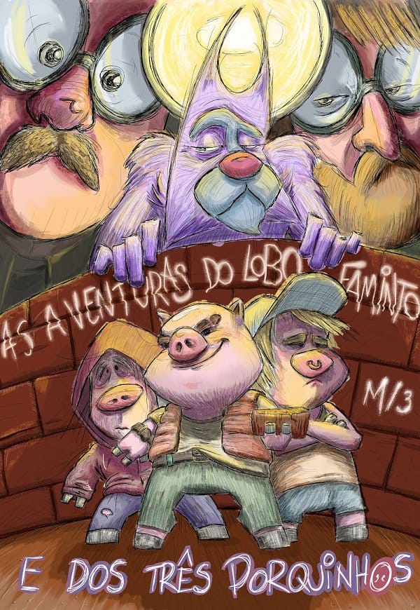 As Aventuras do Lobo Faminto e dos Três Porquinhos