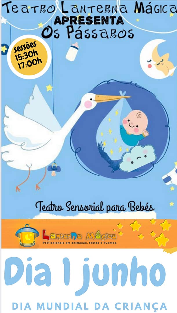 Os Pássaros – Teatro sensorial para bebés: Especial Dia mundial da Criança