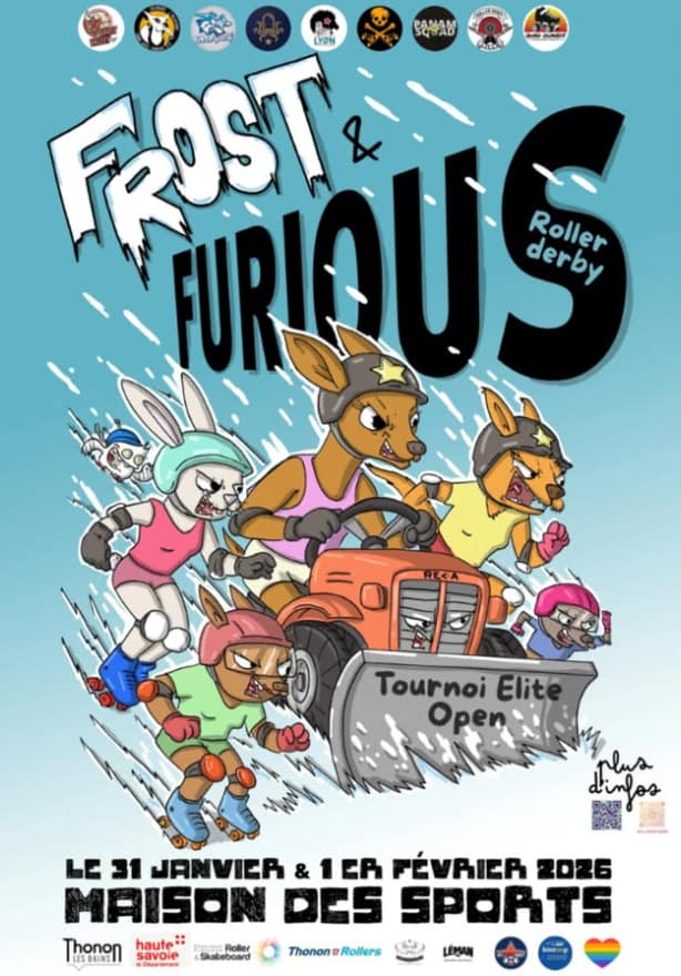 Roller derby – Tournoi élite mixte Frost & Furious