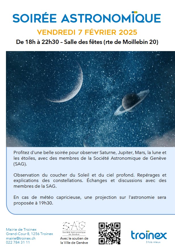 Soirée astronomique