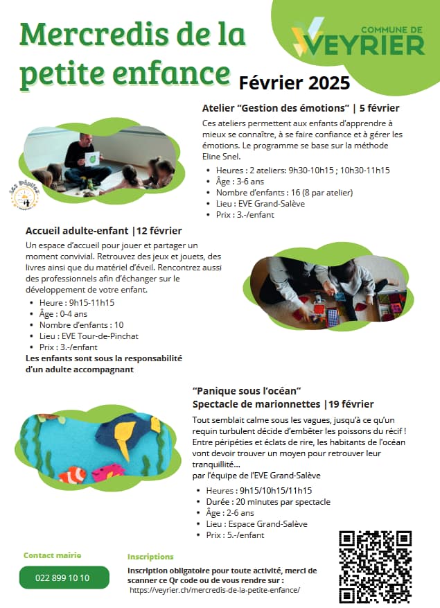Mercredis de la petite enfance – Février 2025