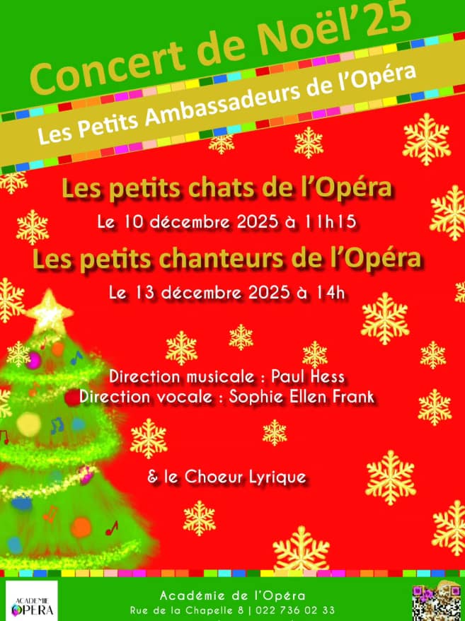 Concert de Noël’25 – Les Petits Ambassadeurs de l’Opéra