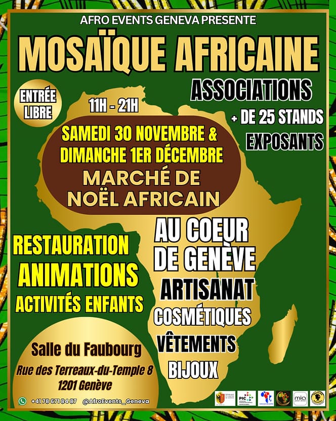 Mosaïque Africaine – Marché de Noël Africain