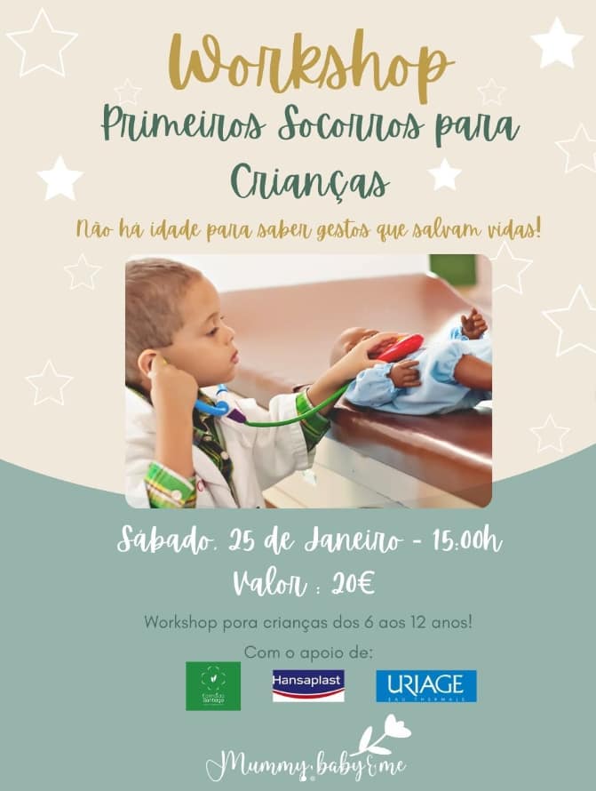Workshop de Primeiros Socorros para Crianças