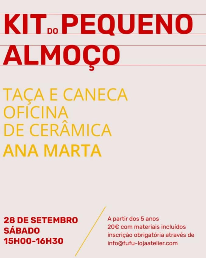 Kit do pequeno almoço: taça e caneca – Oficina de cerâmica