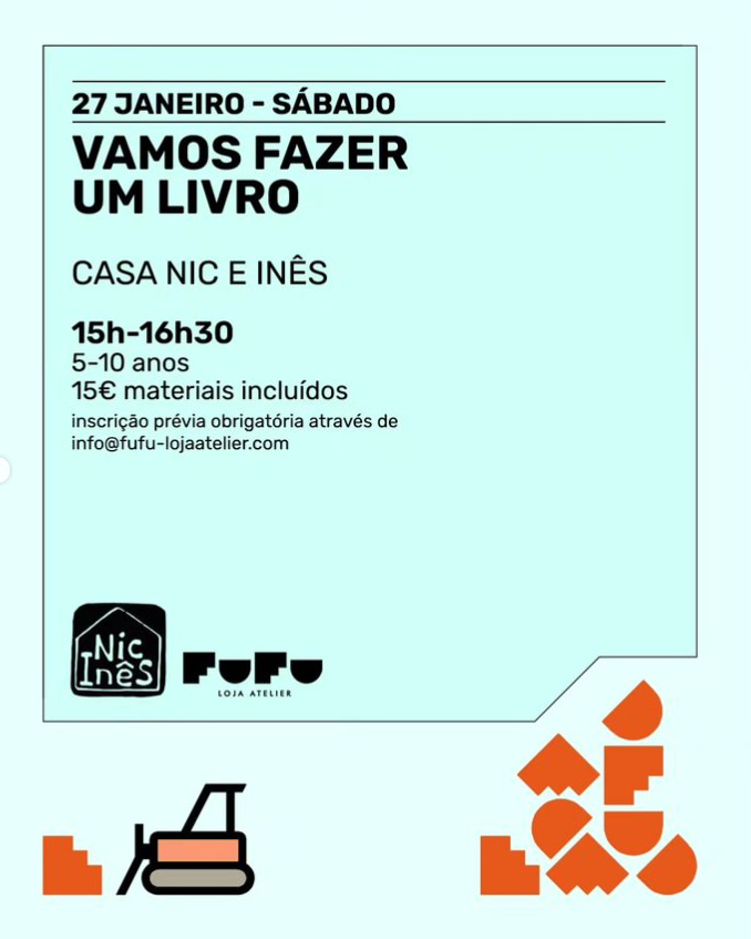 Vamos fazer um livro – Casa Nic e Inês