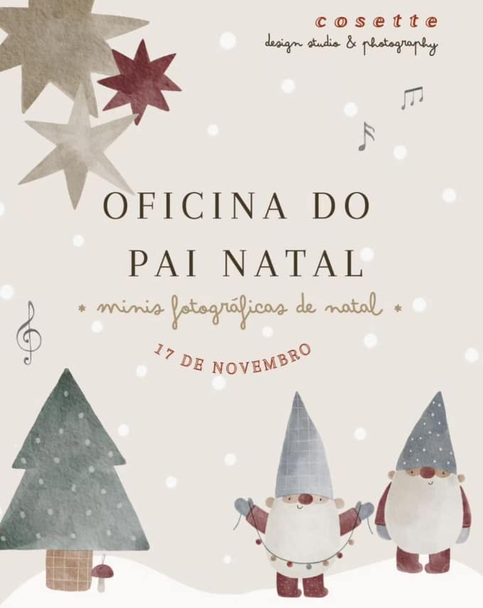 Cosette Design Studio & Photography – Mini Sessão Fotográfica de Natal 2024