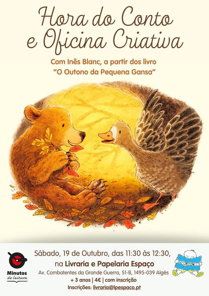 Hora do Conto e Oficina Criativa – Chegou o Outono!