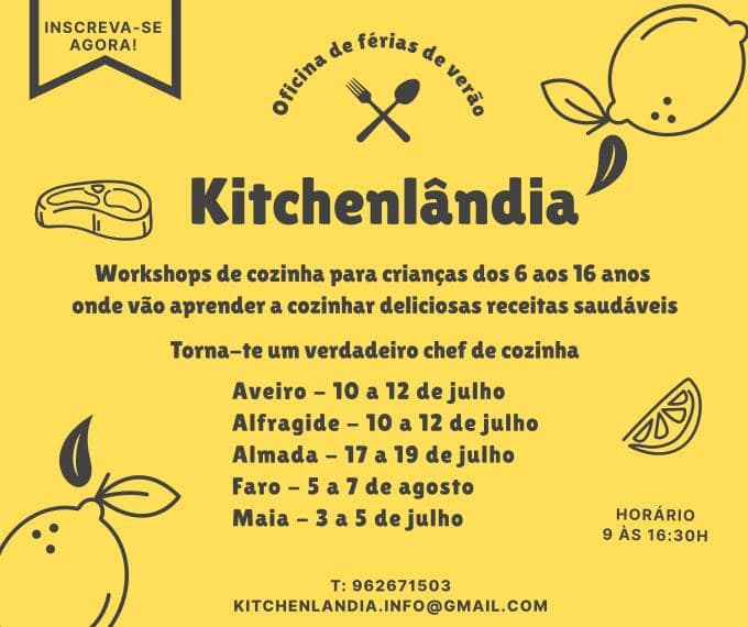 Kitchenlândia – Oficina de férias de verão