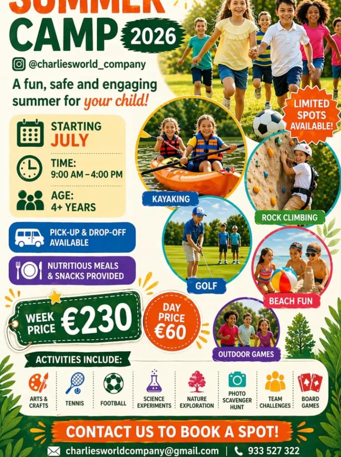 Charlies World Company – Summer Camp 2026